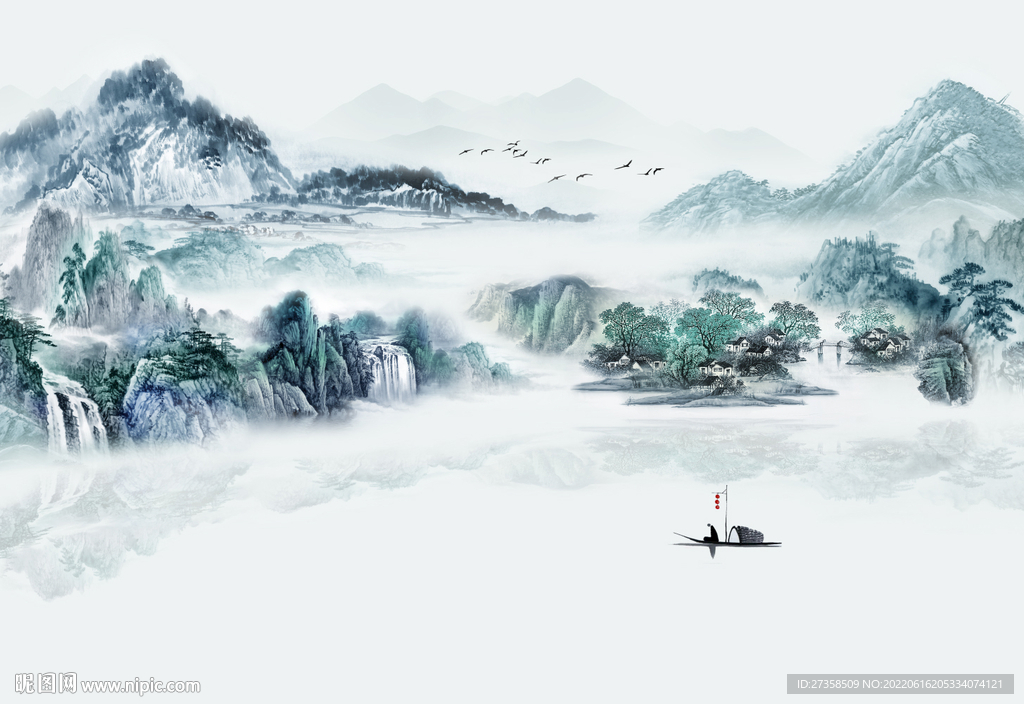 山水 