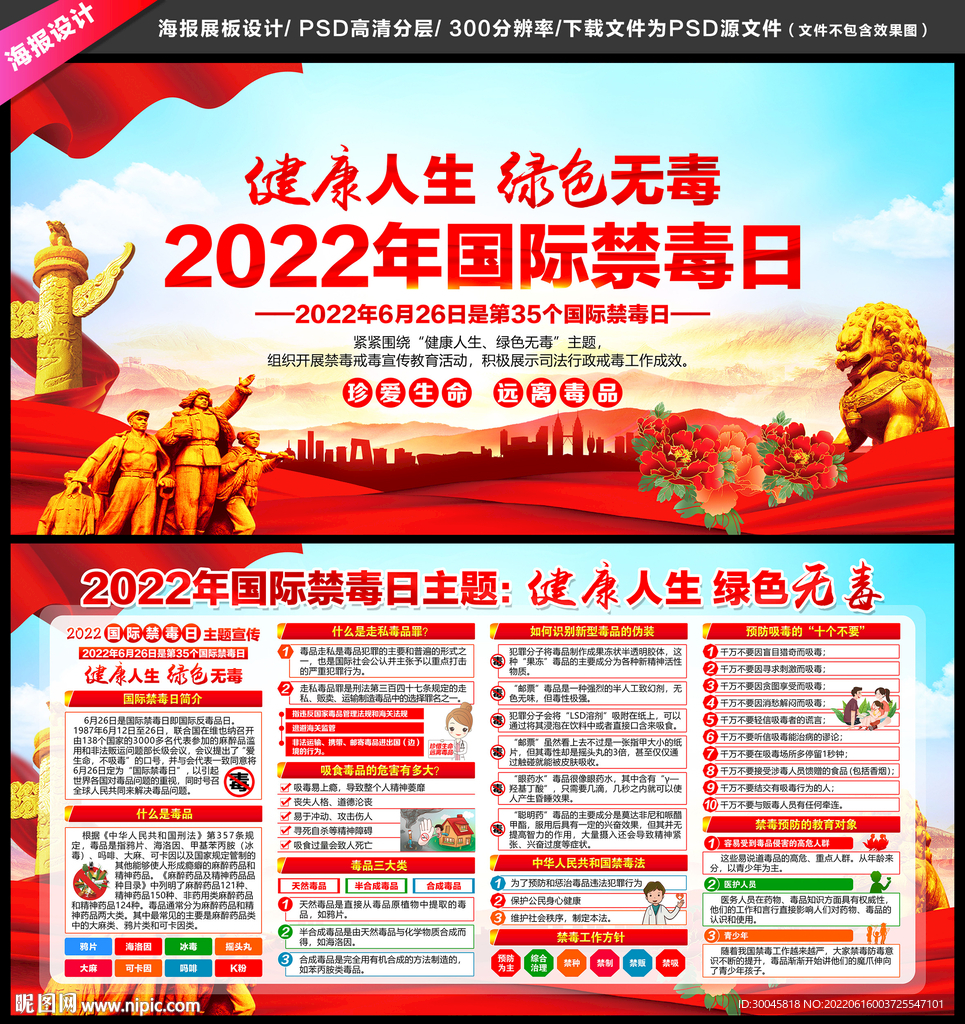 禁毒海报