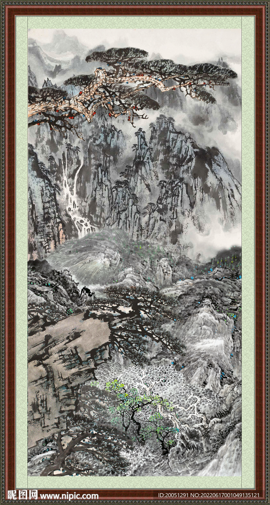 巨幅山水画 