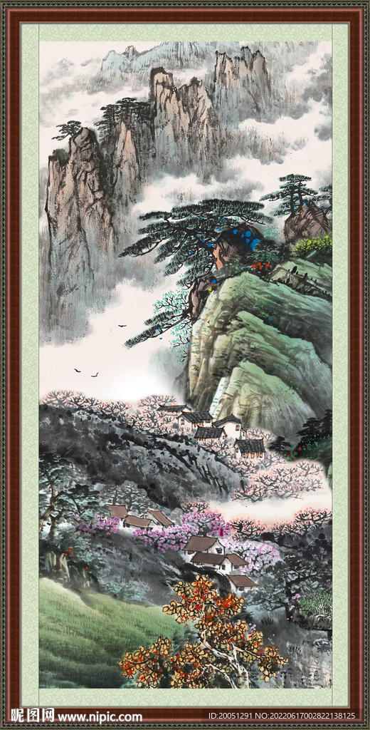 巨幅山水画