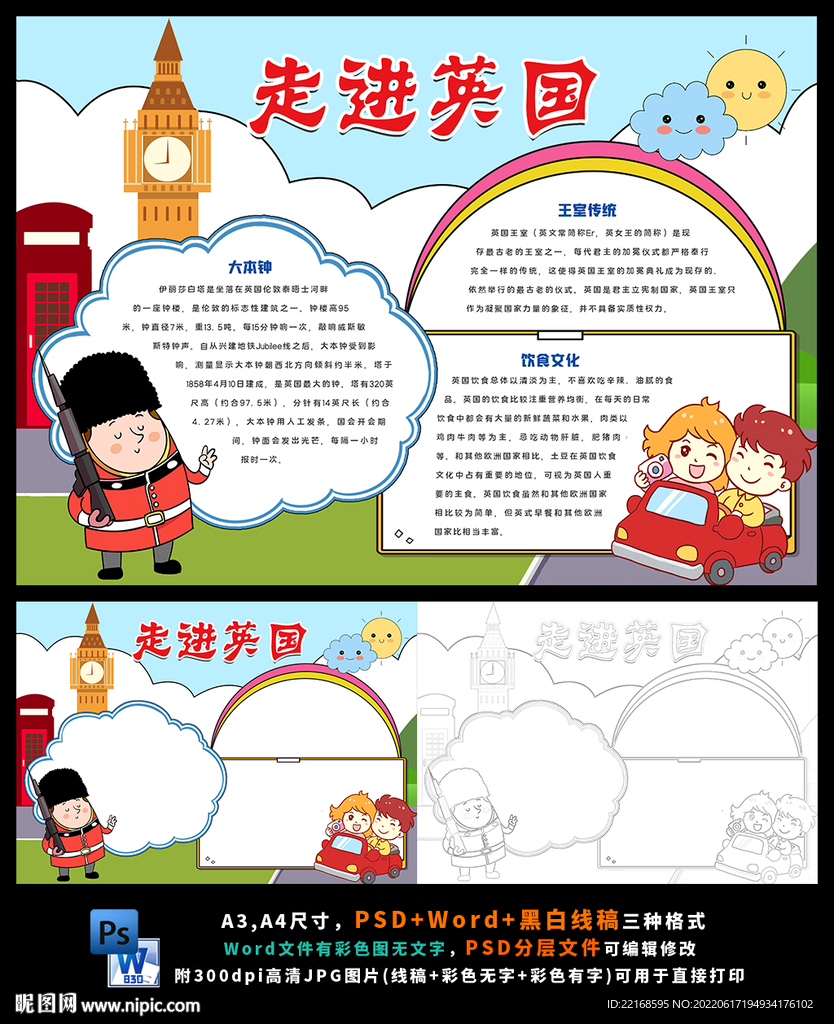 走进英国国家地理文化旅游小报
