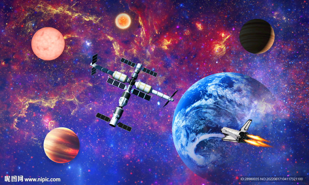 宇宙星球飞船