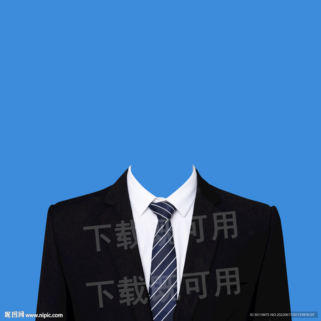 男士领带西装正装黑色