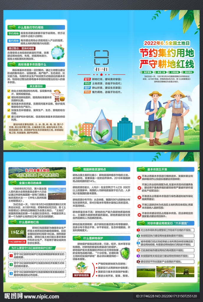 全国土地日折页 
