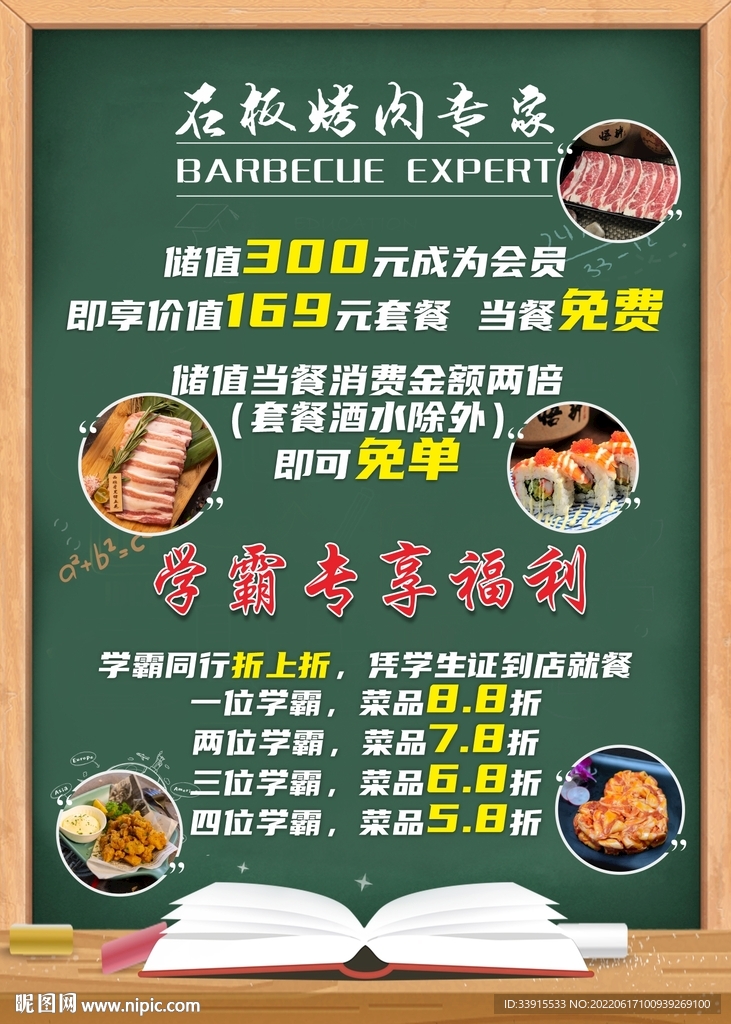 烤肉海报