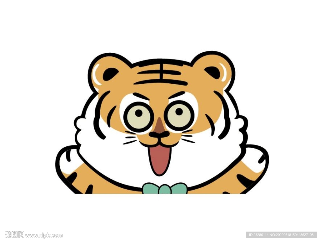 可爱老虎素材