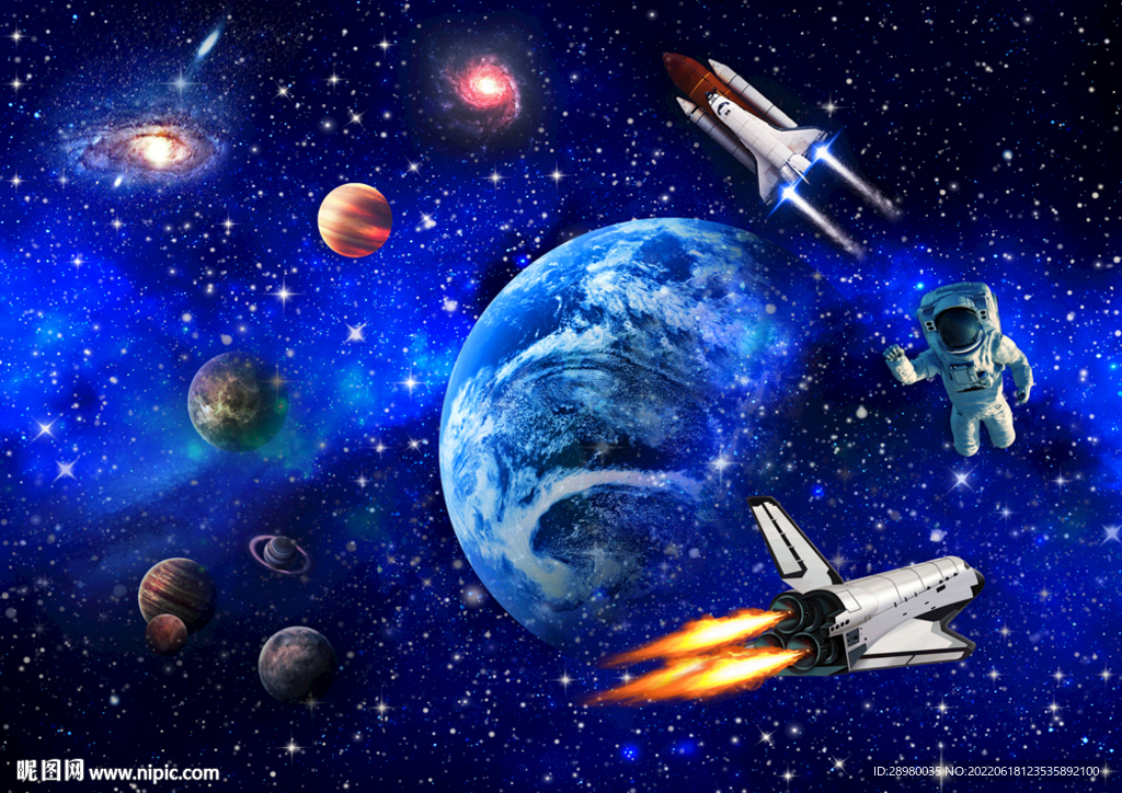 星空宇宙宇航员