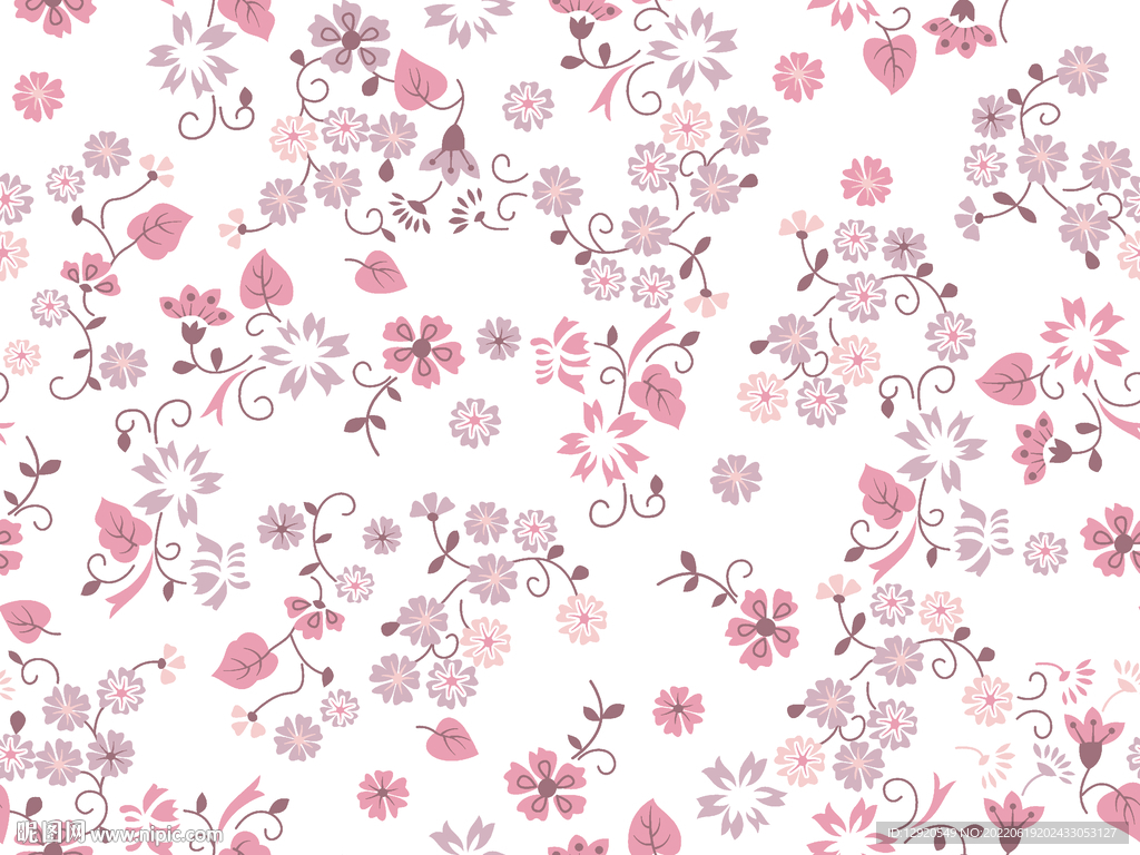 数码小碎花印花