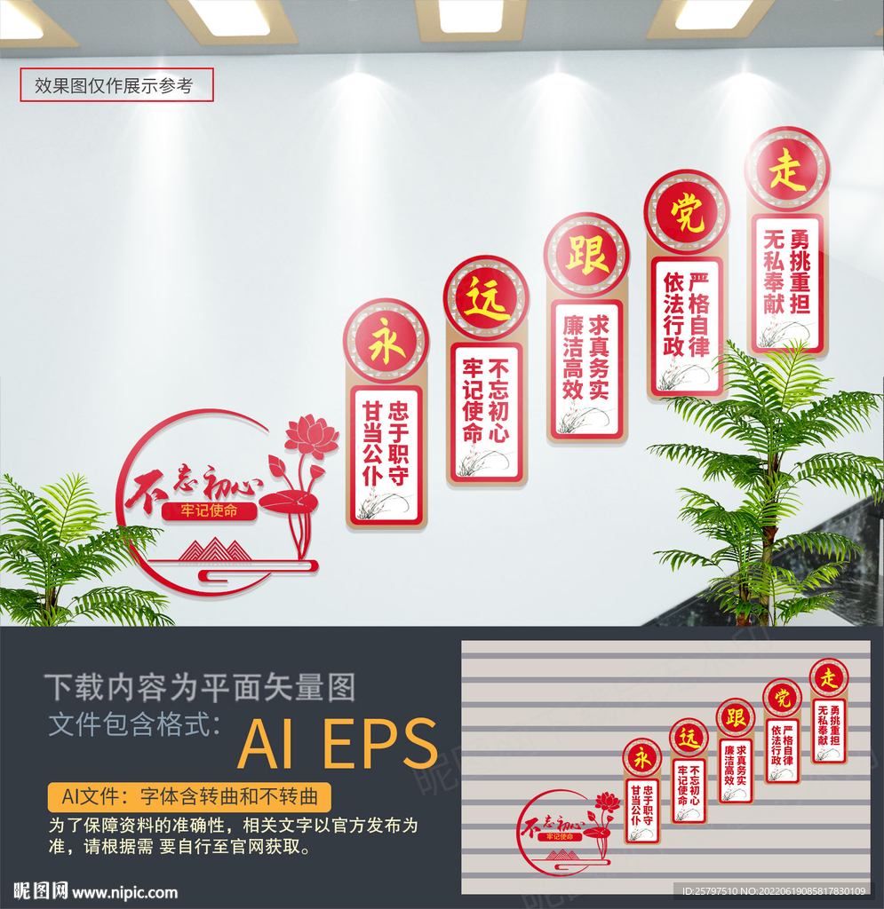 党建楼梯文化墙