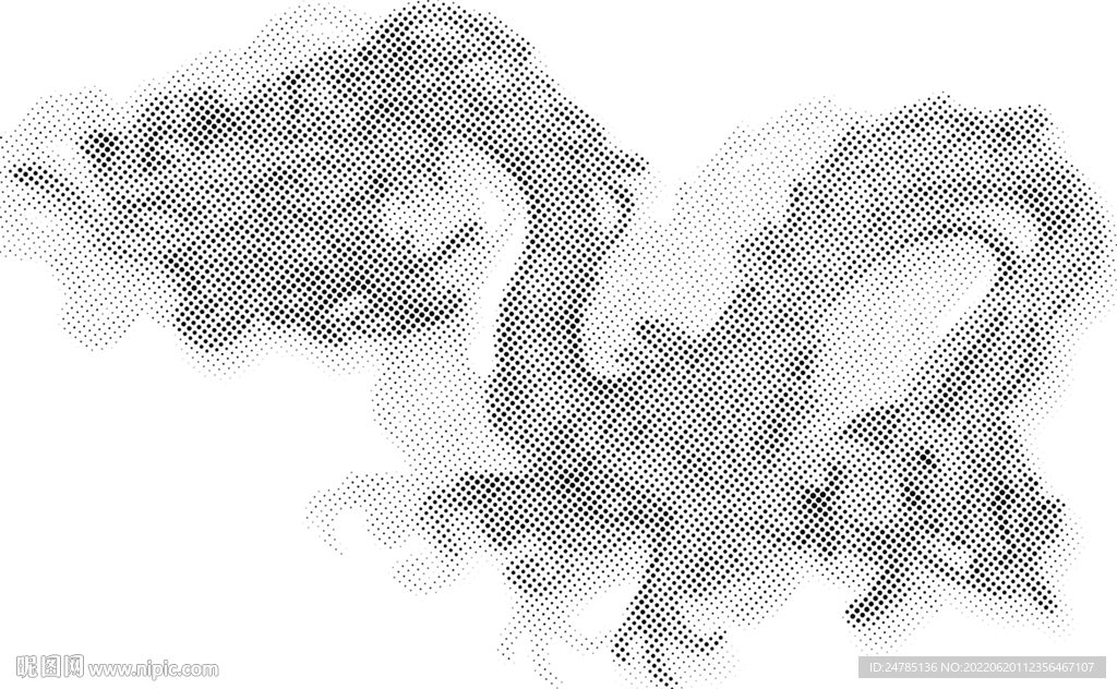 激光镂空龙纹图案