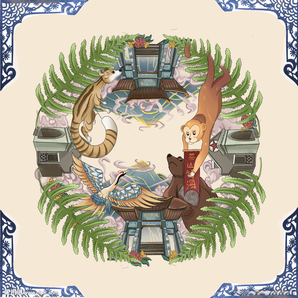 海报 手绘 插画 