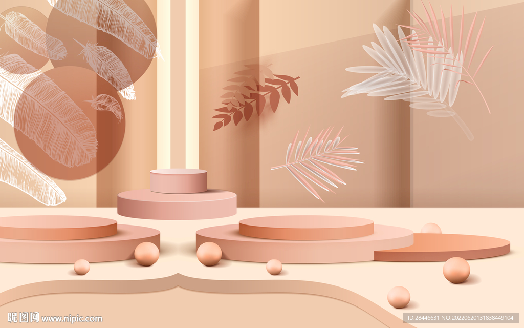 莫兰迪电商背景墙