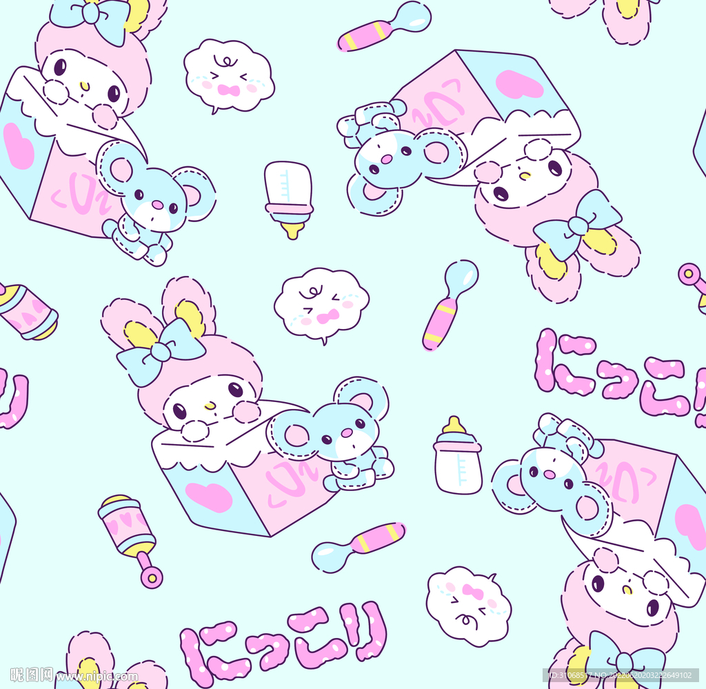 卡通    兔子