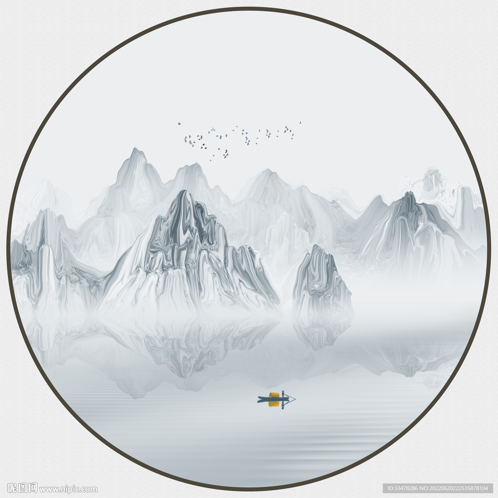 意境山水画