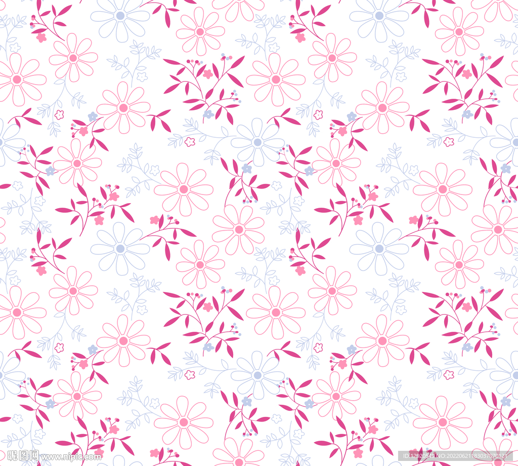 数码碎花小碎花
