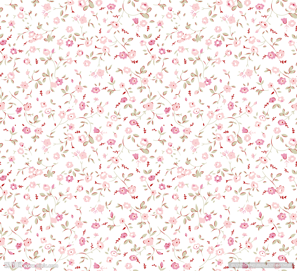 数码碎花迷你小碎花