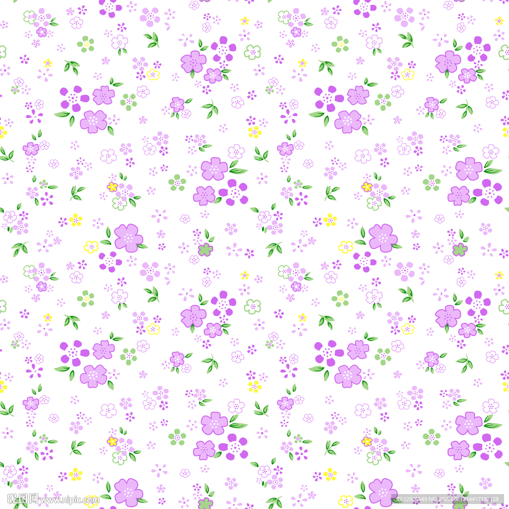 数码印花碎花