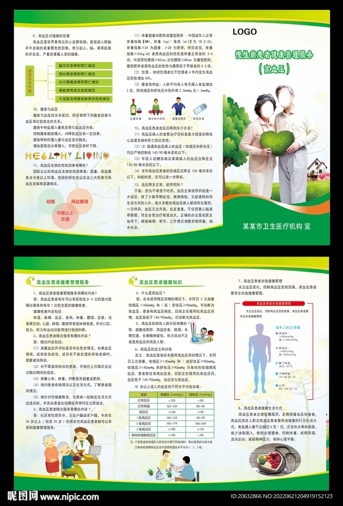 基本公共卫生高血压三折页