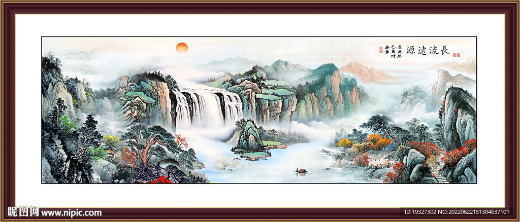 办公室山水画