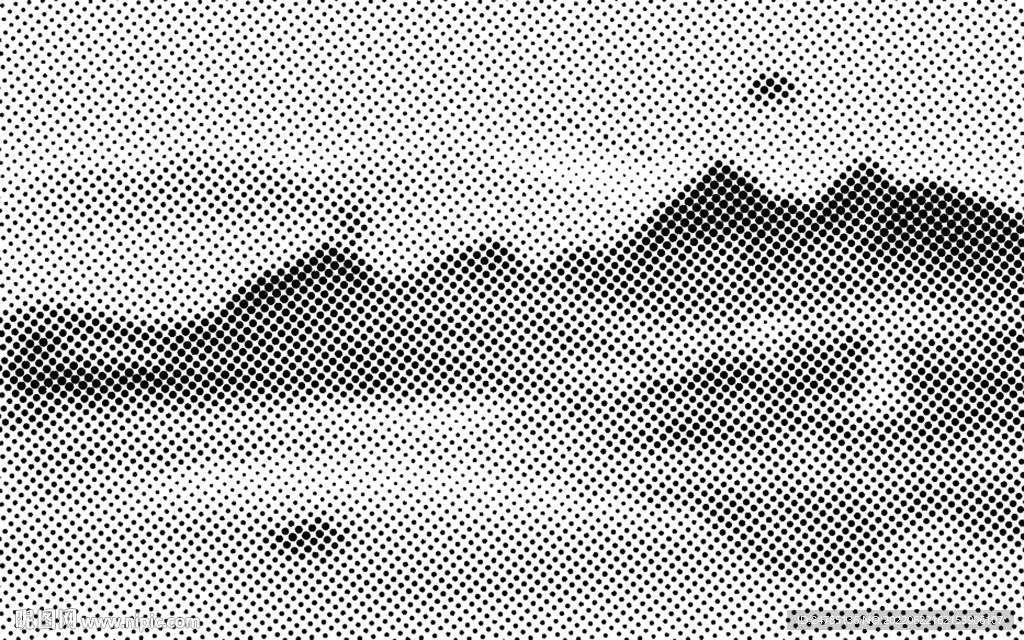 激光镂空抽象山水画