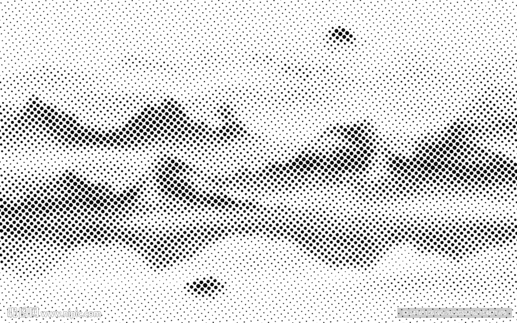 激光镂空水墨山水画