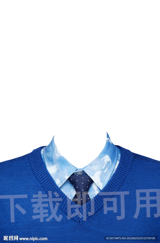 男士学院风Jk正装模板