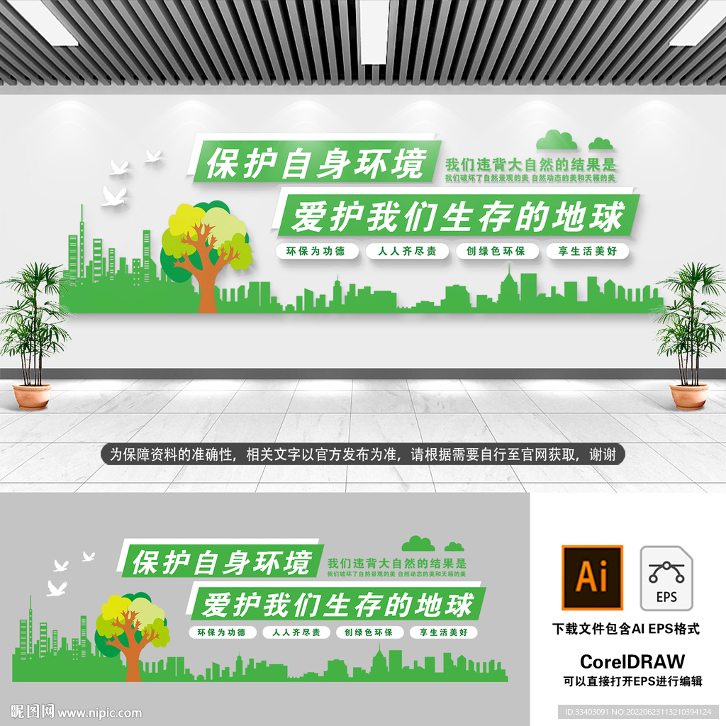 保护环境文化墙