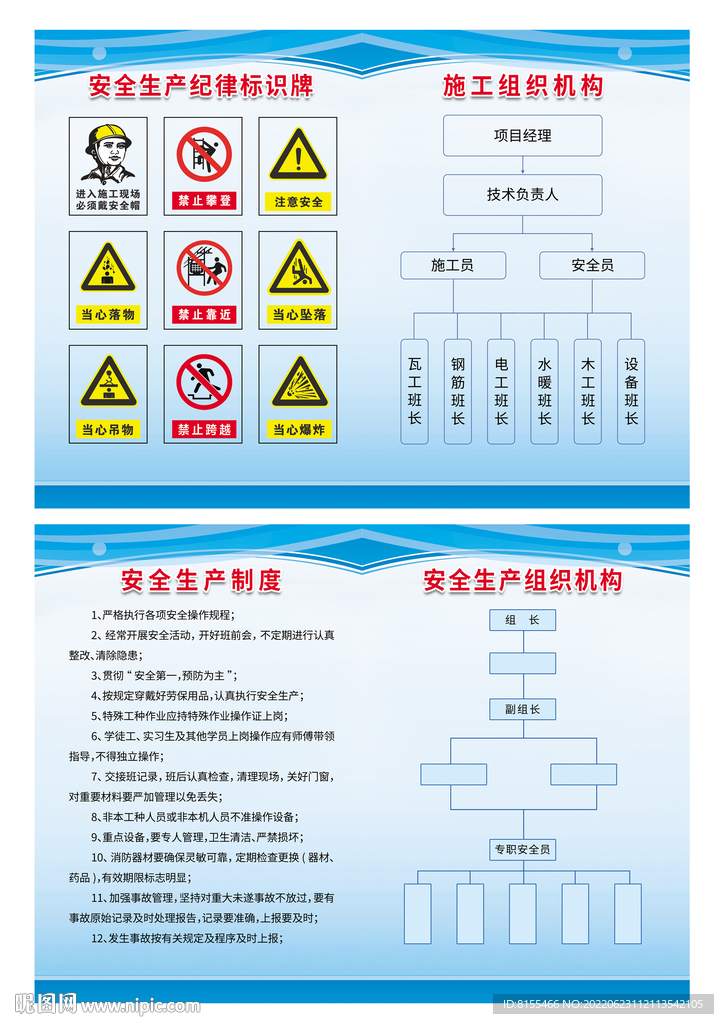 安全生产标识及制度