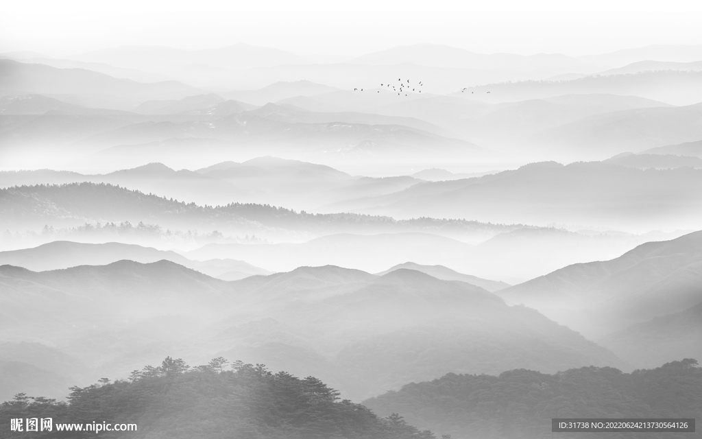 禅意山水画