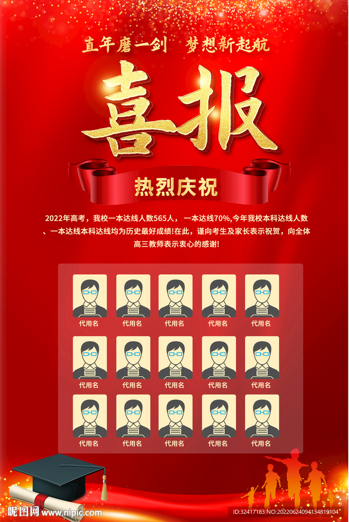 高考中考喜报