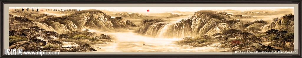 国画山水画