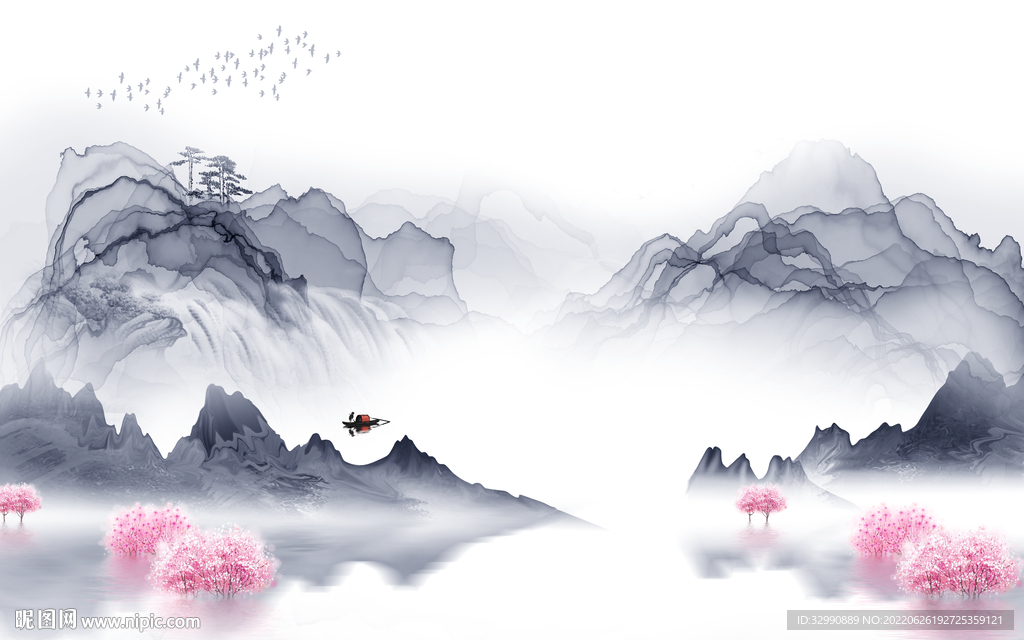 意境新高清山水画 TIf分层