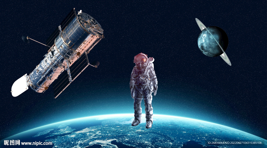 宇宙太空星球背景墙