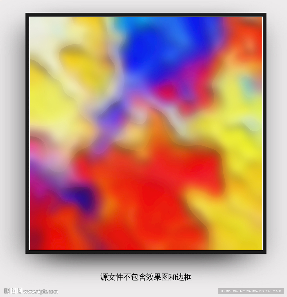 餐厅抽象画 