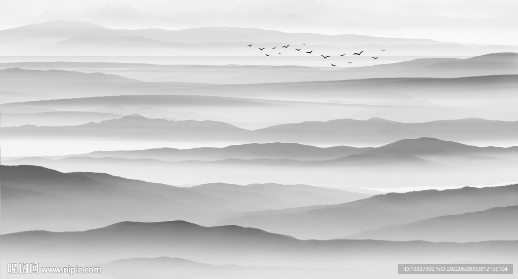 意境山水画