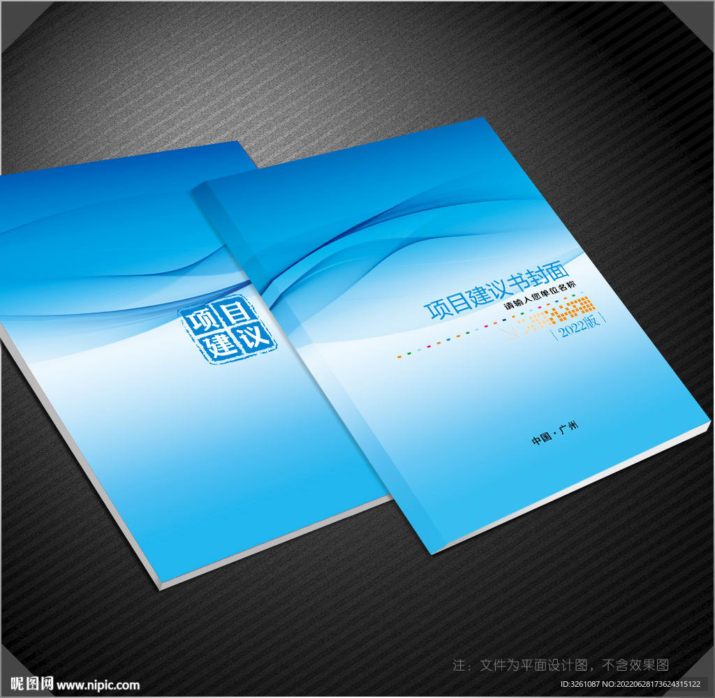 项目建议书封面