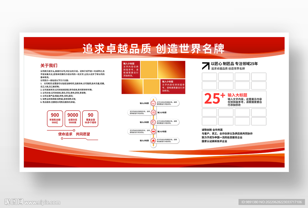 公司简介宣传栏