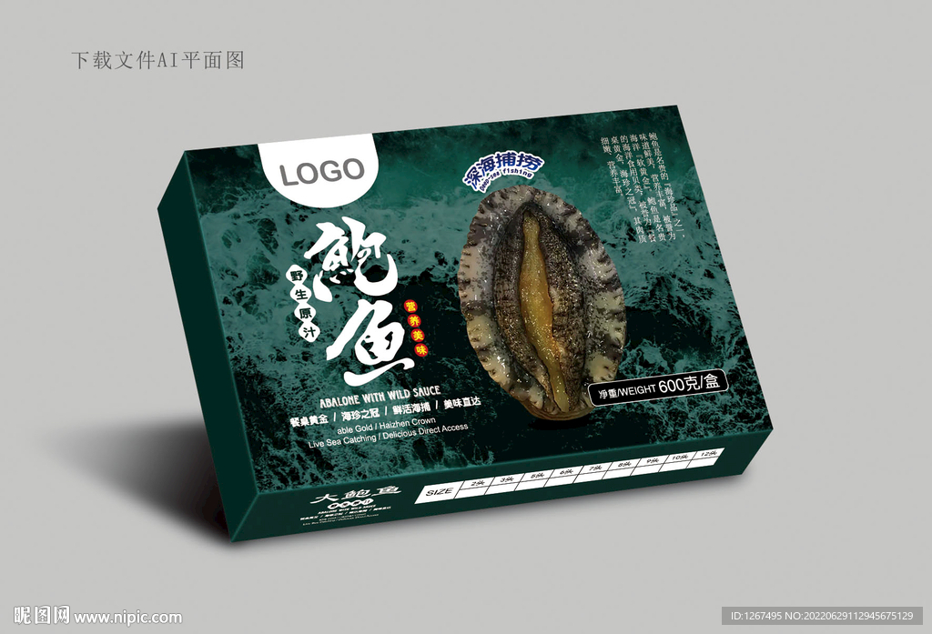 鲍鱼包装 