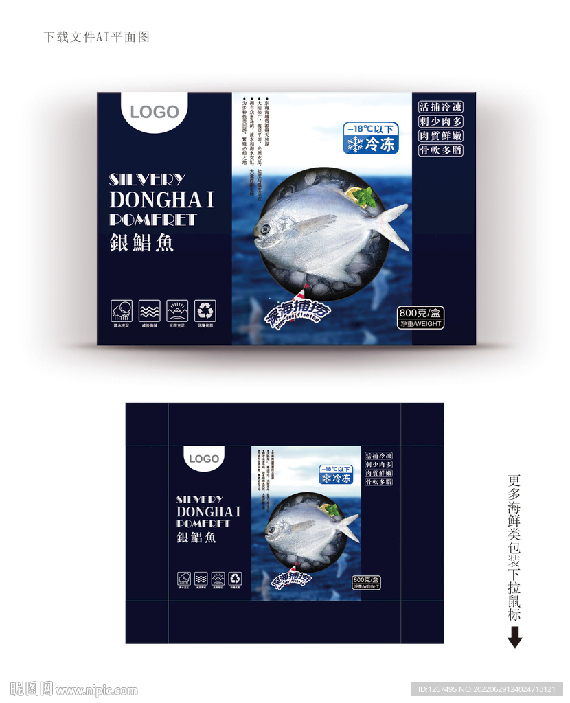 银鲳鱼包装 