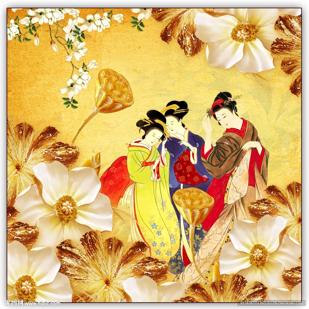 古代仕女图