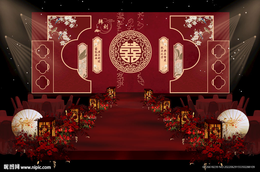 中式背景