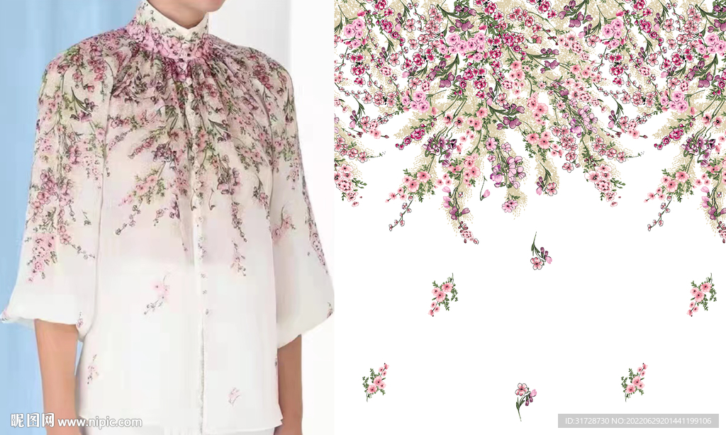 手绘花 大牌