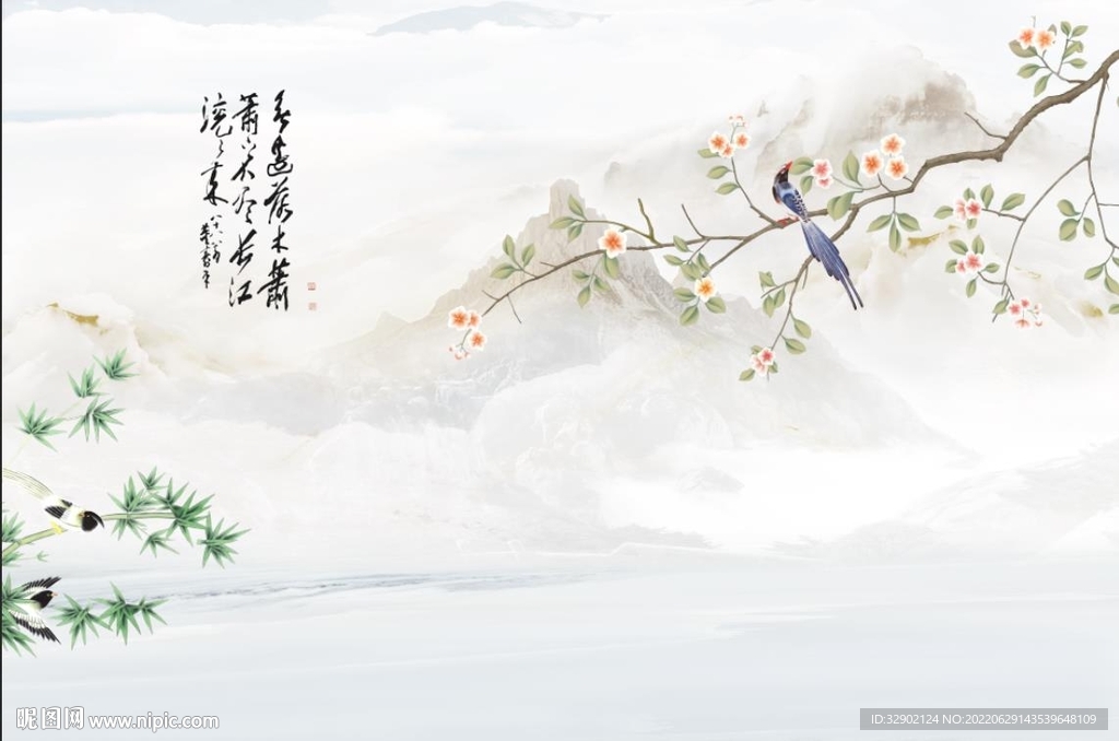 新中式花鸟