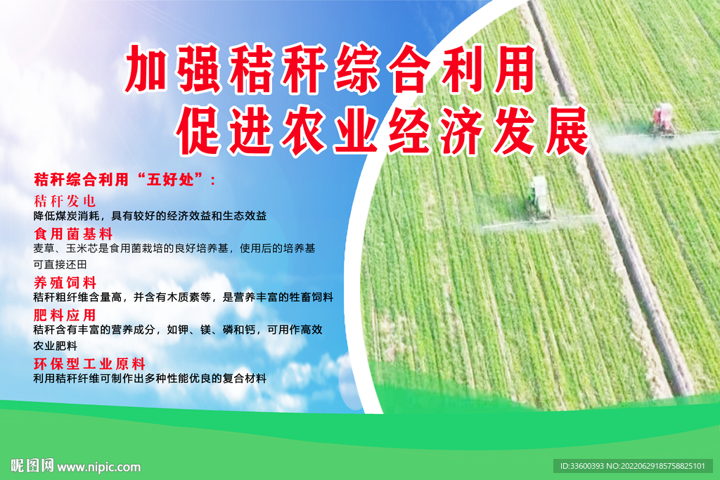 加强秸秆综合利用