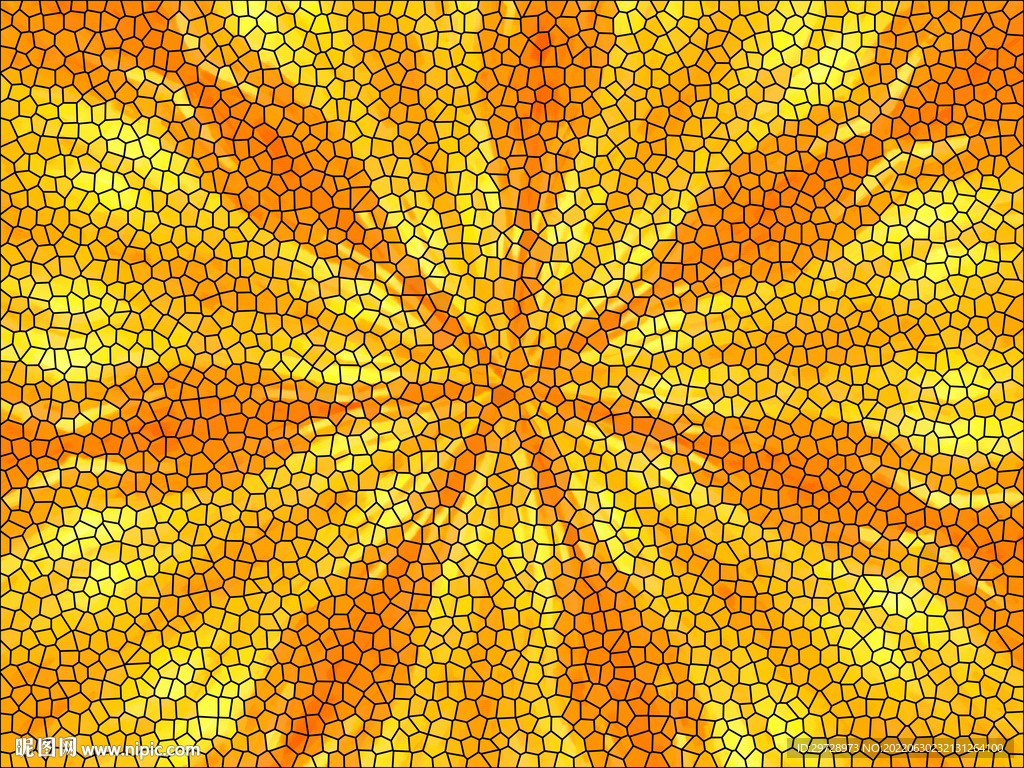 金黄色染色玻璃