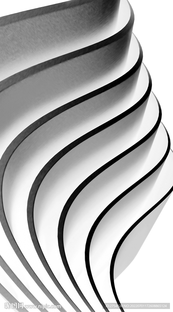 轻奢装饰画 梦幻线条