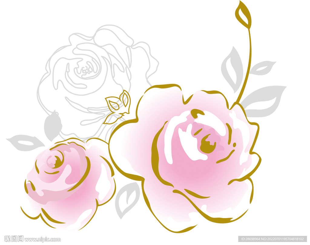 简易花