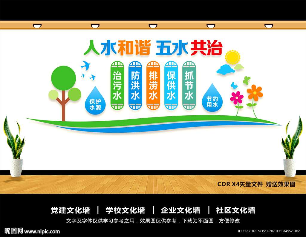 五水共治文化墙
