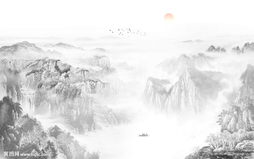 国画山水