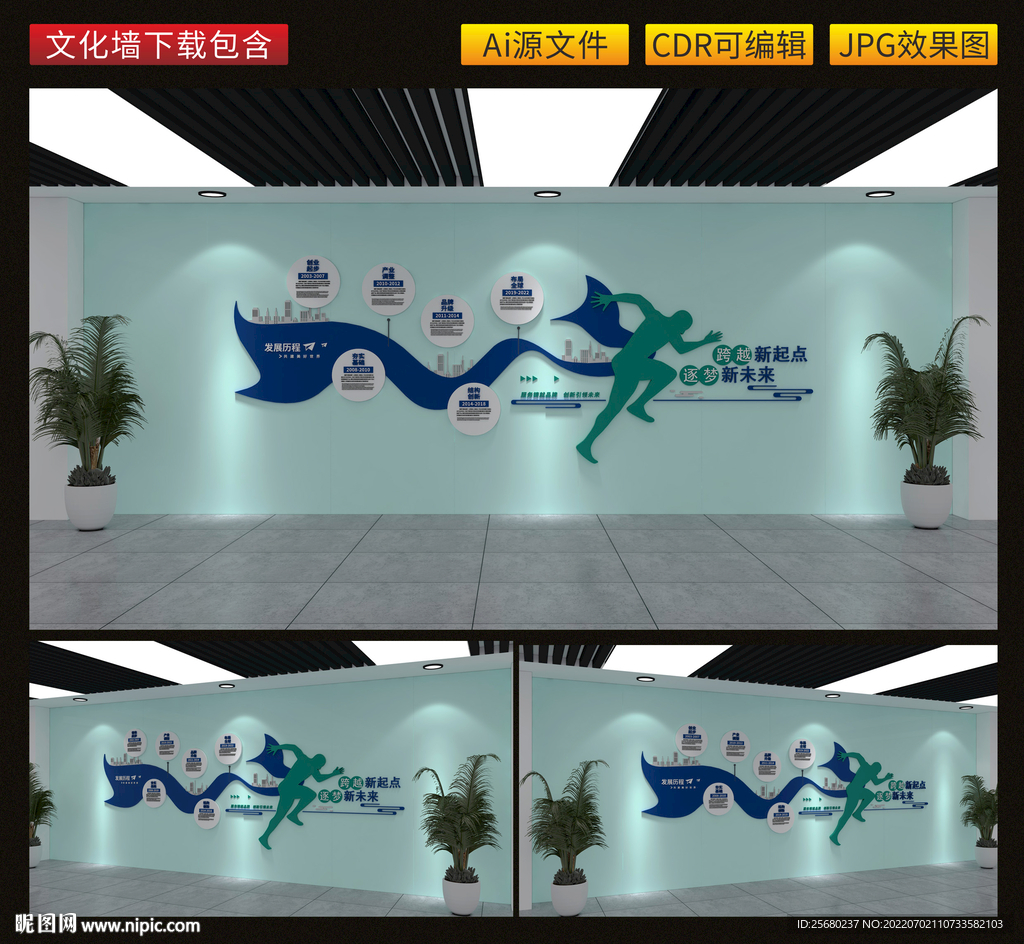 发展历程文化墙